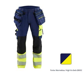 114516488933 Arbeitshose 4 WSege Strech Blaklader Marineblau_vigh vis gelb.jpg